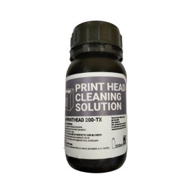 Liquid for cleaning textile ink head